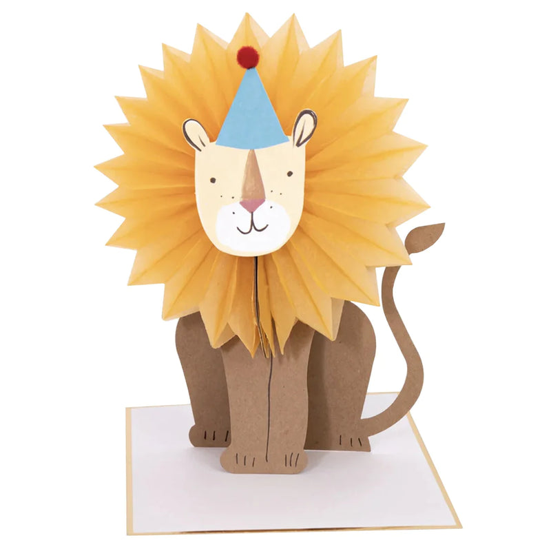Meri Meri - Lion Honeycomb Greeting Card - Swanky Boutique