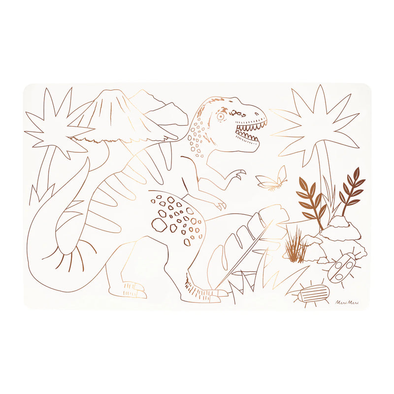 Meri Meri Colouring Placemats - Dinosaur-swanky boutique malta