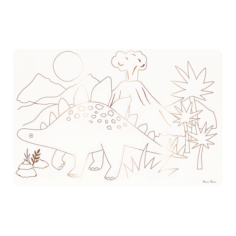 Meri Meri Colouring Placemats - Dinosaur-swanky boutique malta