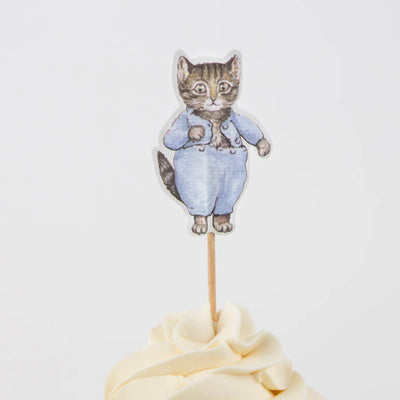 Meri Meri Cupcake Kit (Set of 24 Toppers & 24 Cupcake Cases)- Peter Rabbit in the Garden- swanky boutique malta 