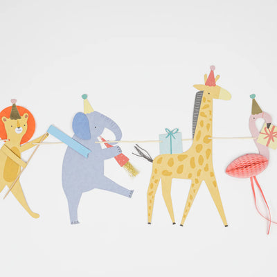 Meri Meri Garland, Large - Animal Parade- swanky boutique malta