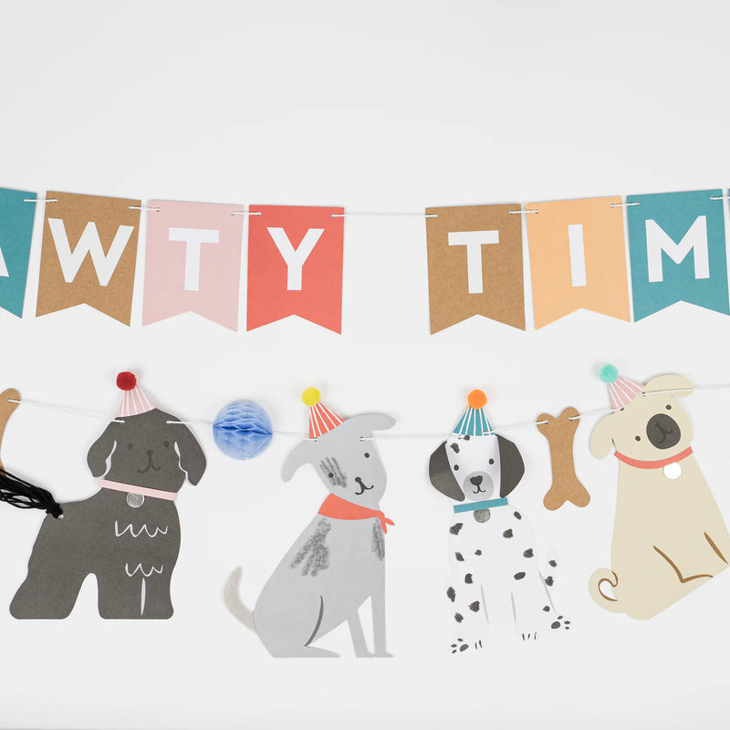 Meri Meri Garland, Large - Puppy Party- swanky boutique malta 