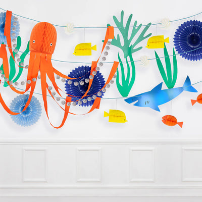 Meri Meri Garland, Large - Under the Sea-Swanky Boutique Malta
