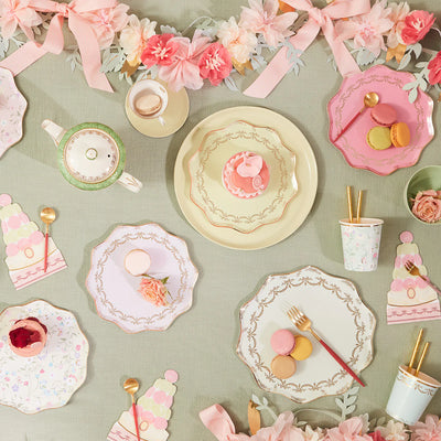 Meri Meri Napkins, Small Set of 16 - Floral, Laduree Paris- Swanky Boutique Malta