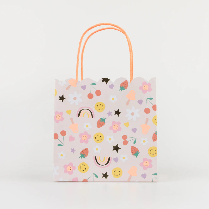 Meri Meri Party Gift Bags, 8 Pack - Happy Icons Swanky Boutique Malta
