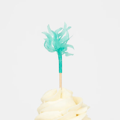 Meri Meri Cupcake Kit (Set of 24 Toppers & 24 Cupcake Cases)-Octopus & Shark - Swanky Boutique Malta 
