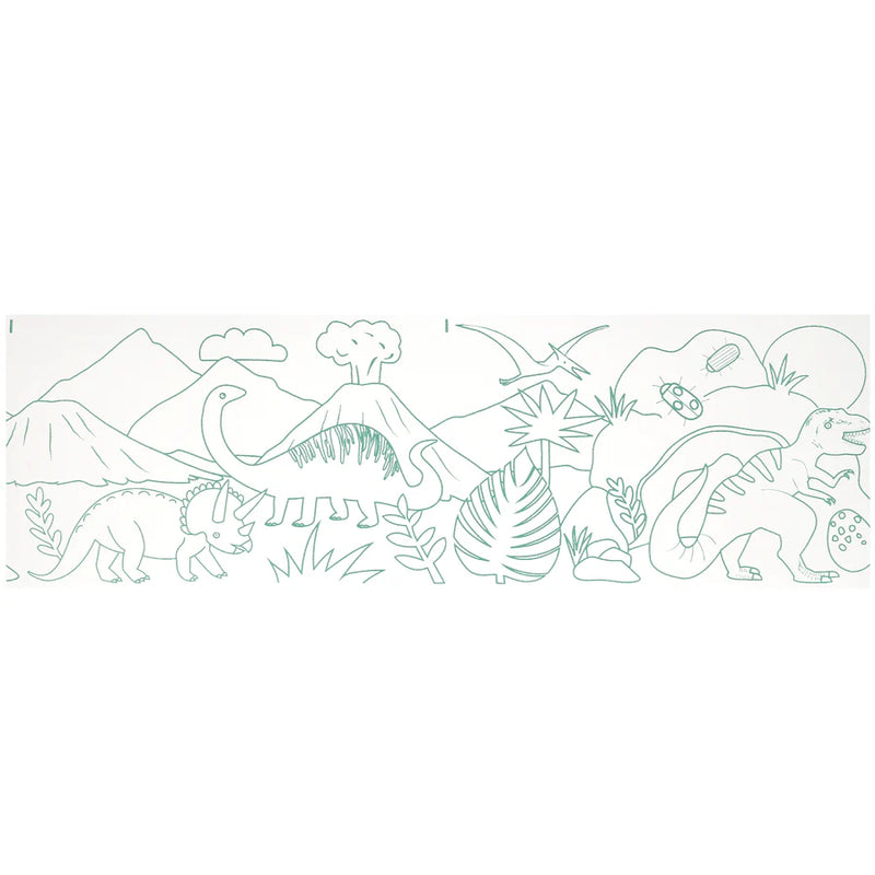Meri Meri Dinosaur Colouring Roll - Swanky Boutique Malta