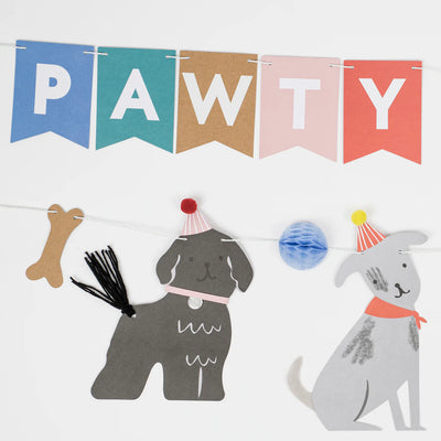 Meri Meri Garland, Large - Puppy Party- swanky boutique malta 