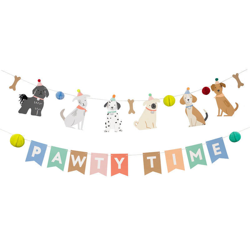 Meri Meri Garland, Large - Puppy Party- swanky boutique malta 