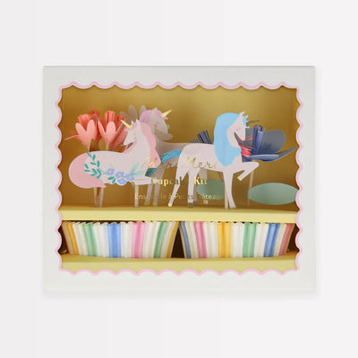 Meri Meri Meadow Unicorns Cupcake Kit - Swanky Boutique Malta