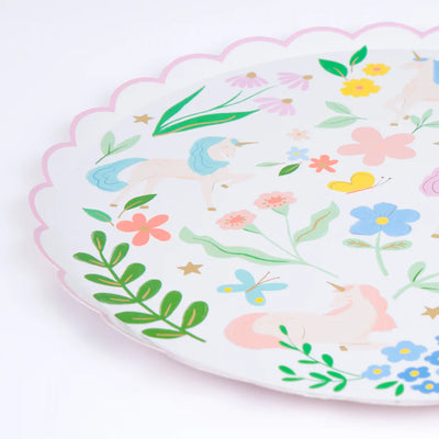 Meri Meri Meadow Unicorns Side Plates - Swanky Boutique Malta