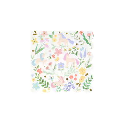 Meri Meri Meadow Unicorns Small Napkins - Swanky Boutique Malta