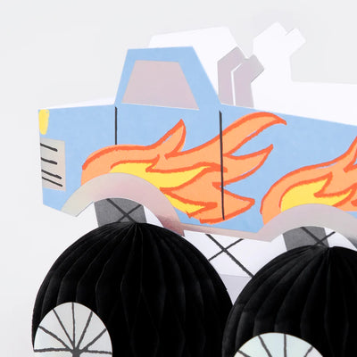 Meri Meri Monster Truck Birthday Card - Swanky Boutique Malta