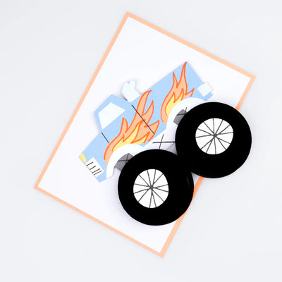 Meri Meri Monster Truck Birthday Card - Swanky Boutique Malta
