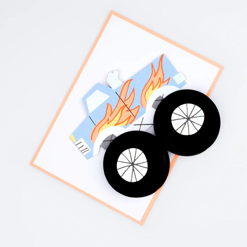 Meri Meri Monster Truck Birthday Card - Swanky Boutique Malta