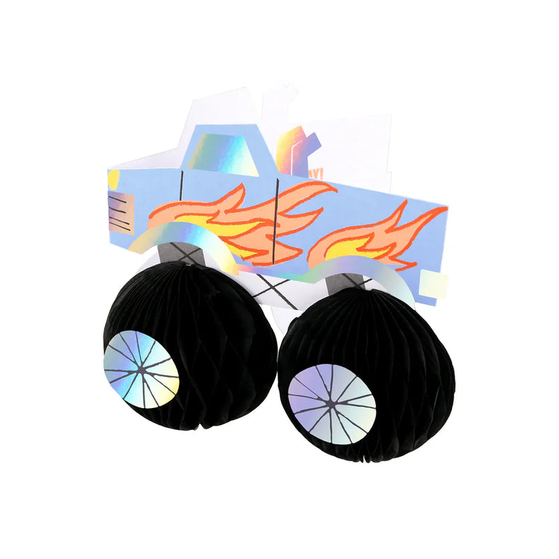 Meri Meri Monster Truck Birthday Card - Swanky Boutique Malta