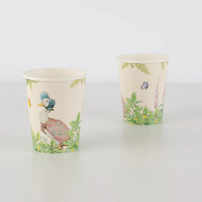 Meri Meri Party Cups, (Pack of 8) - Peter Rabbit / In the Garden- Swanky Boutique Malta 