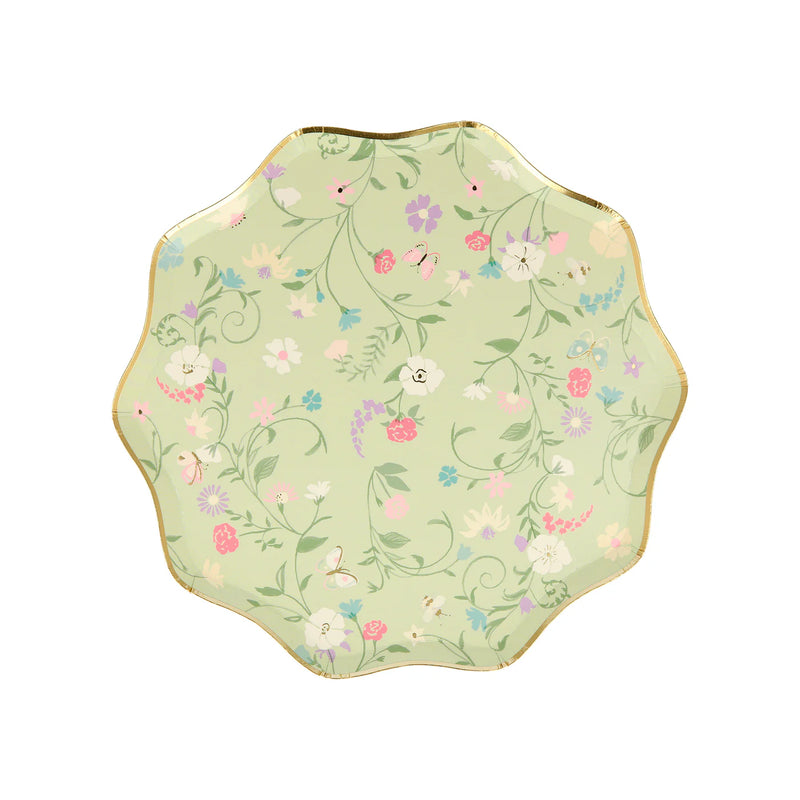 Meri Meri Party Side Plates, 8-Pack - Floral Laduree Paris - Swanky Boutique Malta