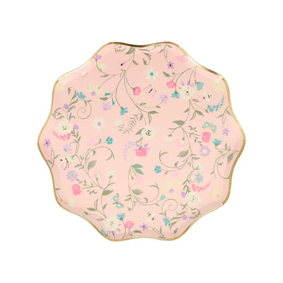 Meri Meri Party Side Plates, 8-Pack - Floral Laduree Paris - Swanky Boutique Malta