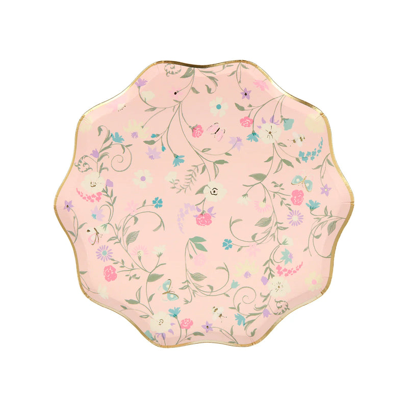 Meri Meri Party Side Plates, 8-Pack - Floral Laduree Paris - Swanky Boutique Malta