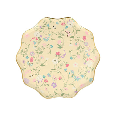 Meri Meri Party Side Plates, 8-Pack - Floral Laduree Paris - Swanky Boutique Malta