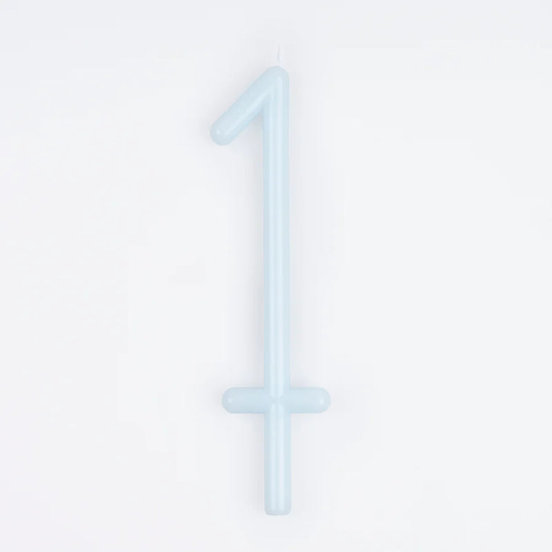 Slim Number Candles (No. 1 to 7)