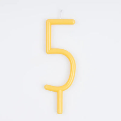 Slim Number Candles (No. 1 to 7)