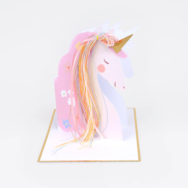 Meri Meri Unicorn Birthday Card - Swanky Boutique Malta