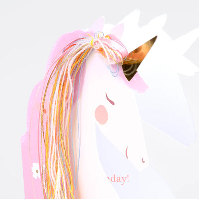 Meri Meri Unicorn Birthday Card - Swanky Boutique Malta