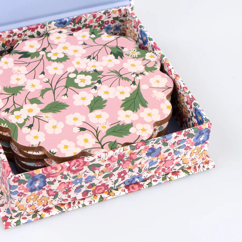 Meri Meri x Liberty Mixed Set Coasters - Swanky Boutique Malta