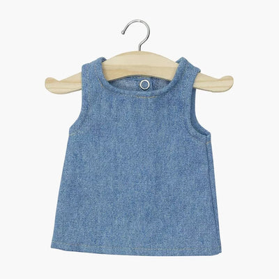 Minikane Andrée sleeveless denim doll dress - Swanky Boutique