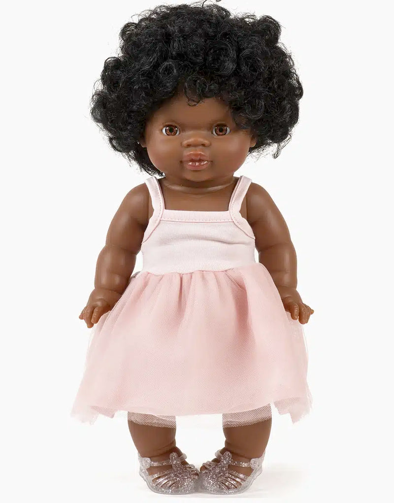 Minikane Rosella tutu in pale pink jersey - Swanky Boutique