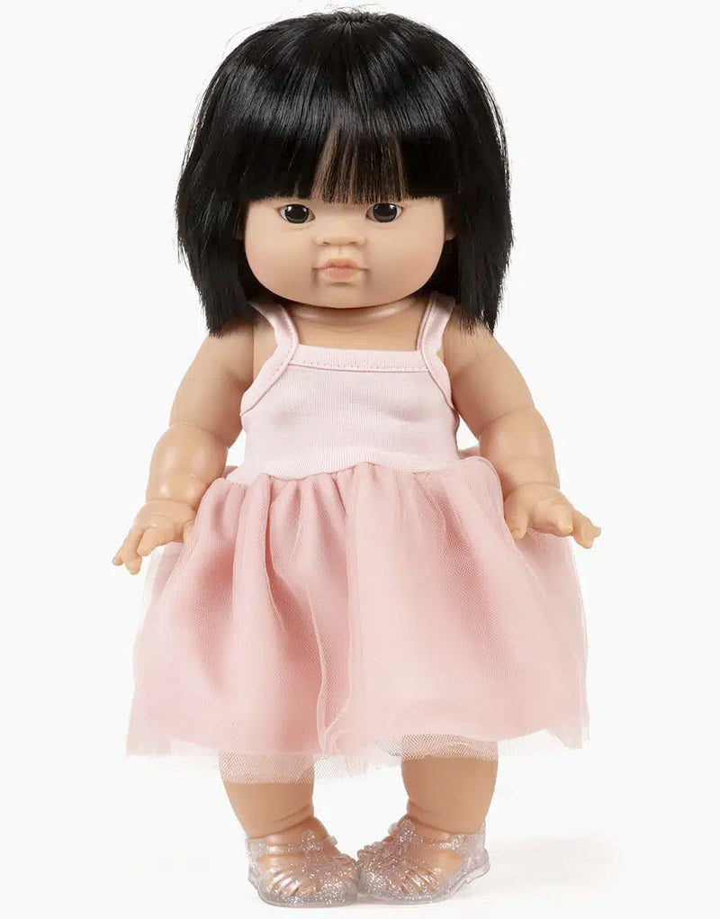 Minikane Rosella tutu in pale pink jersey - Swanky Boutique
