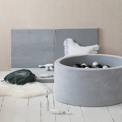 Moje Ball Pit Grey Velvet - Swanky Boutique 