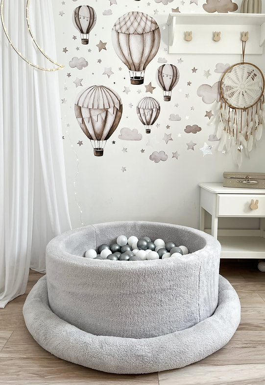 Moje Ball Pit Teddy Grey - Swanky Boutique Malta