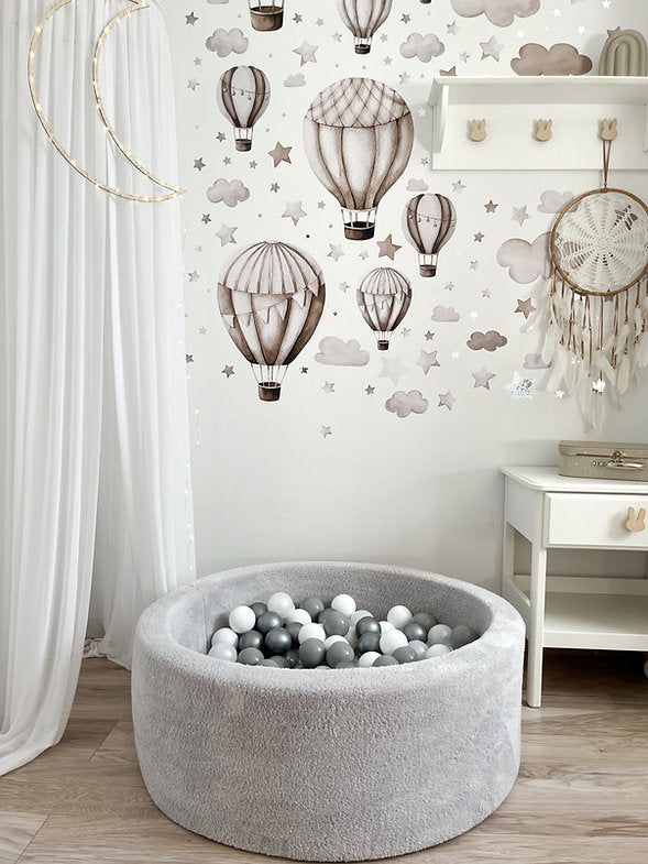 Moje Ball Pit Teddy Grey - Swanky Boutique Malta