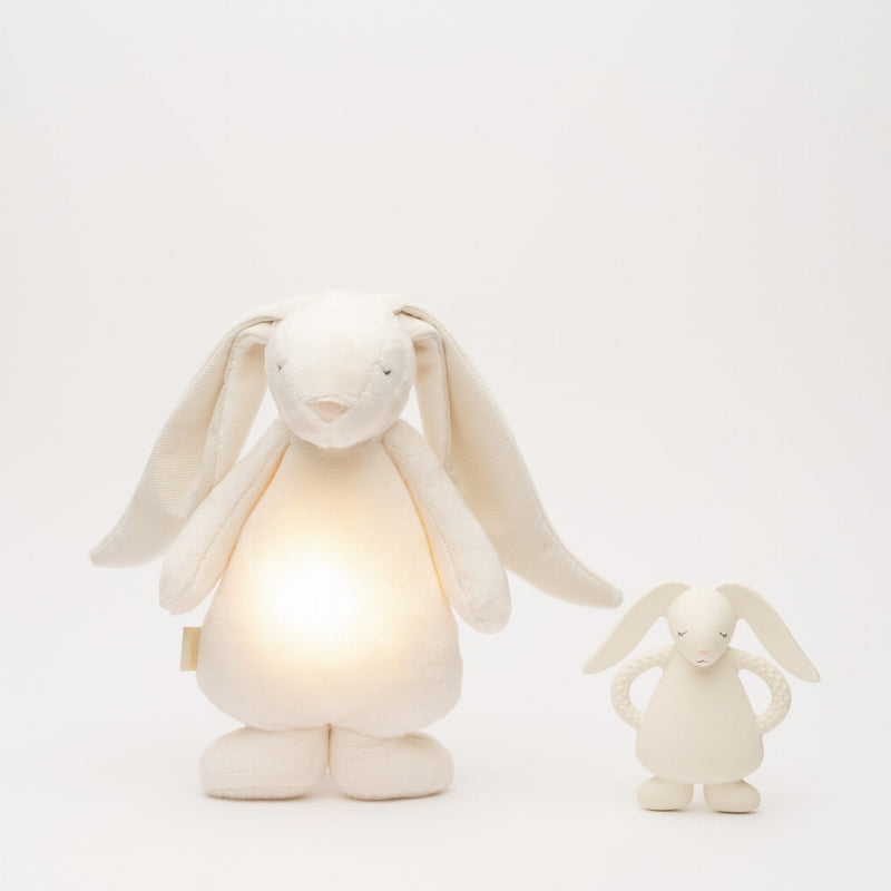 Moonie- BUNNY CREAM - NATURAL RUBBER TEETHER- Swanky Boutique Malta 