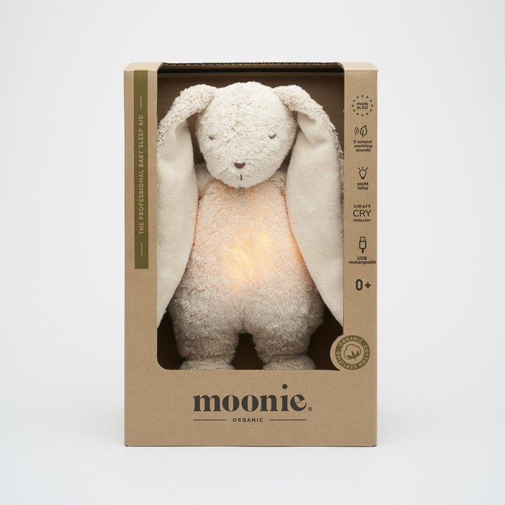 Moonbaby Moonie 2.0 The Organic Humming Bunny - Sand – Swanky Boutique