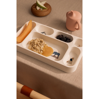 Mosu Divider Plate - Peach Sea Shell