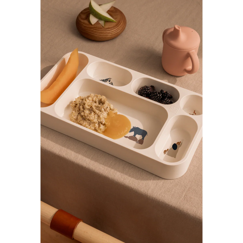 Mosu Divider Plate - Peach Sea Shell