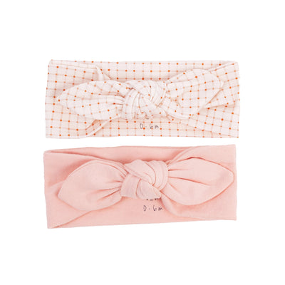 Mrs.Ertha - Twiny Headband - Organic Squares (2 Pack) - Swanky Boutique Malta 