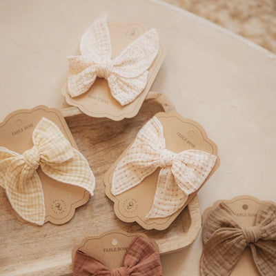 Mrs Ertha- Fable Bow Clip- Speckled Diamond- Swanky Boutique Malta
