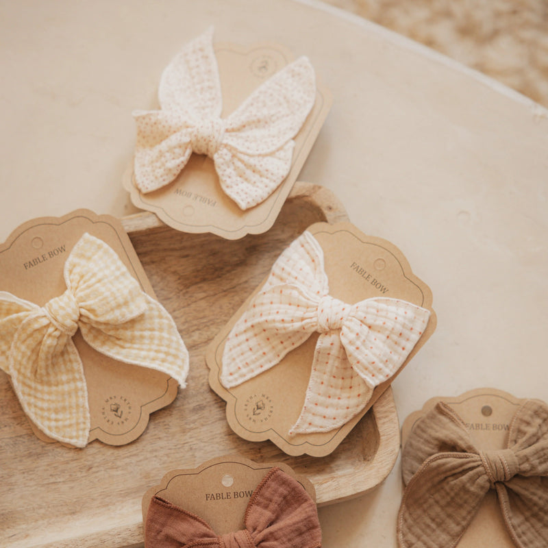 Mrs Ertha- Fable Bow Clip- Speckled Diamond- Swanky Boutique Malta