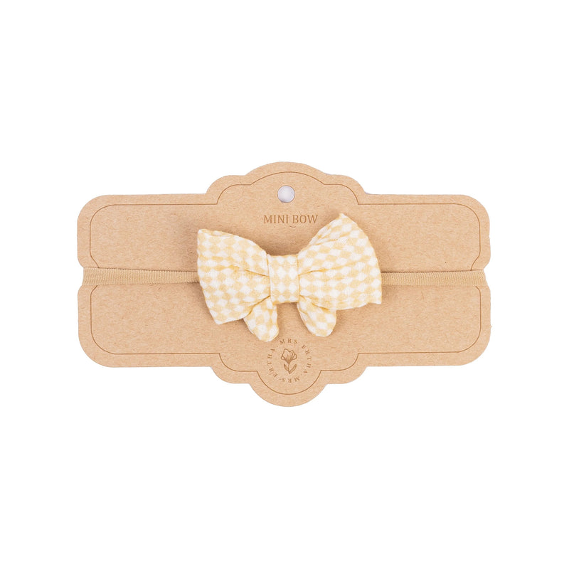 Mrs Ertha Little Bow Headband - Speckled Diamond Swanky Boutique Malta