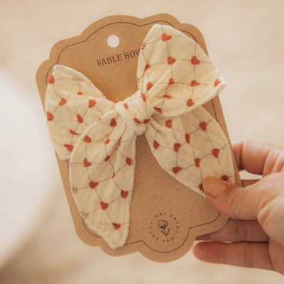 Mrs Ertha Fable Bow Clip- Lovely Roots Swanky Boutique Malta