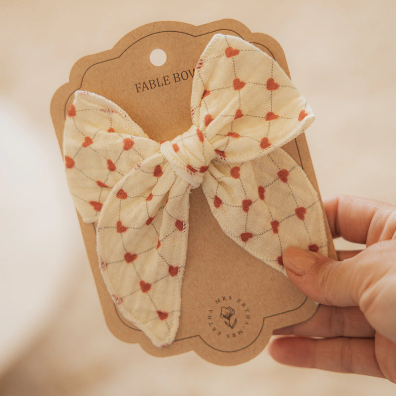 Mrs Ertha Fable Bow Clip- Lovely Roots Swanky Boutique Malta