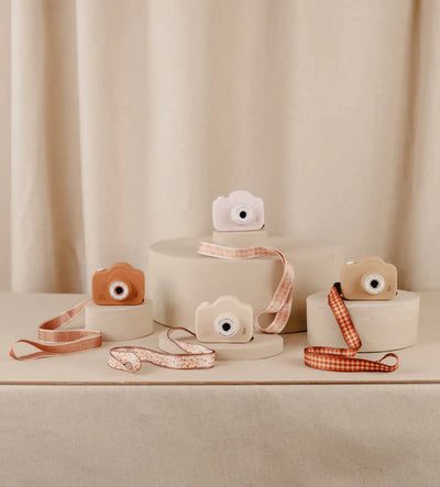 Mrs Ertha Ivory Soft Squares Cam Cam Camera - Swanky Boutique 