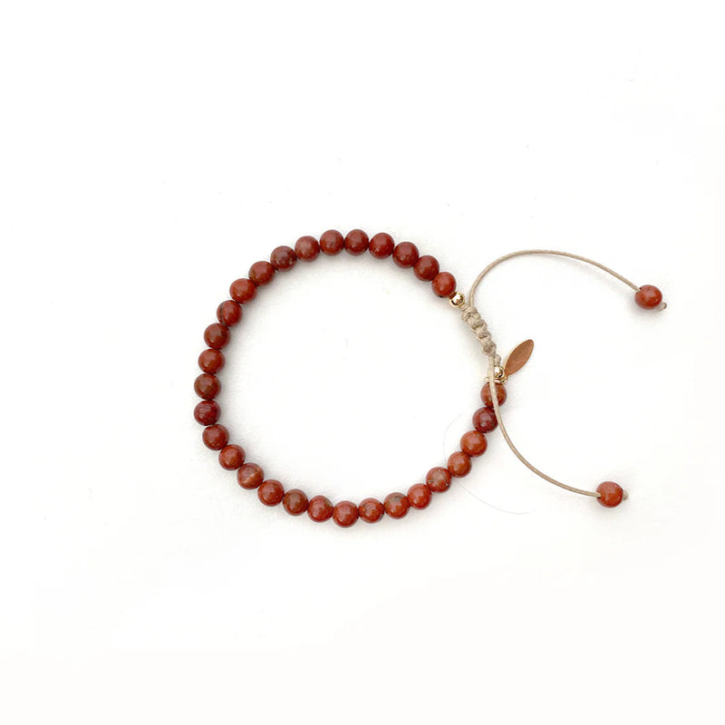 Mrs Ertha Me and Mom Bracelet Red Jasper - Swanky Boutique