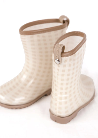 Mrs Ertha Rain Boots Soft Squares - Swanky Boutique