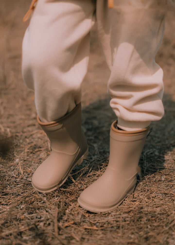 Taupe rain boots store